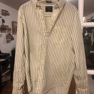 Abercrombie and Fitch striped button-up